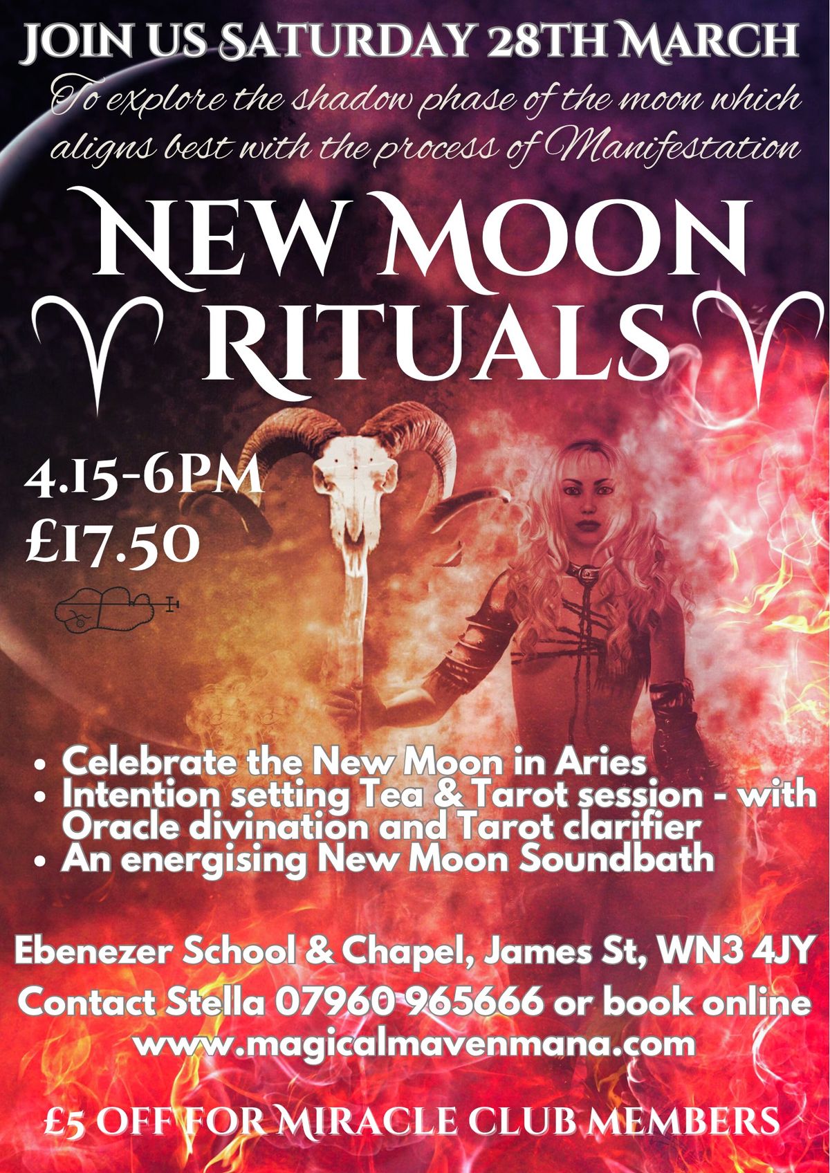 New Moon Rituals: Tea & Tarot & Soundbath