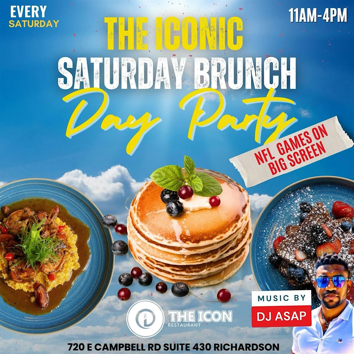 The Icon Saturday Brunch and Day party