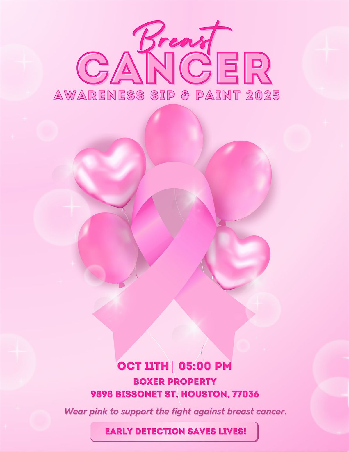 Sip & Paint Support the fight