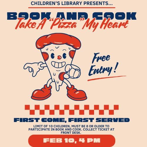 Book and Cook: Take a Pizza My Heart