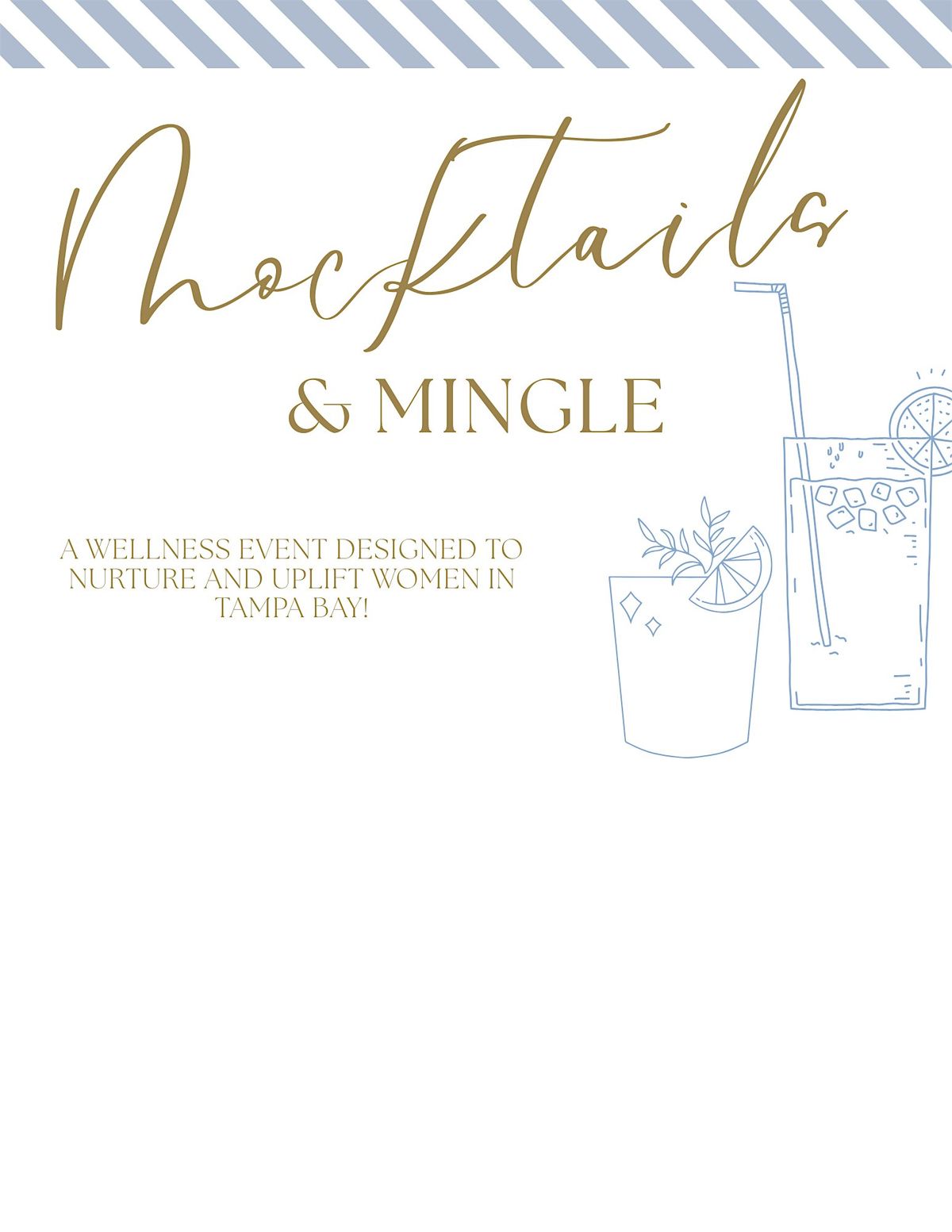 Mocktails and Mingle Wellness Event