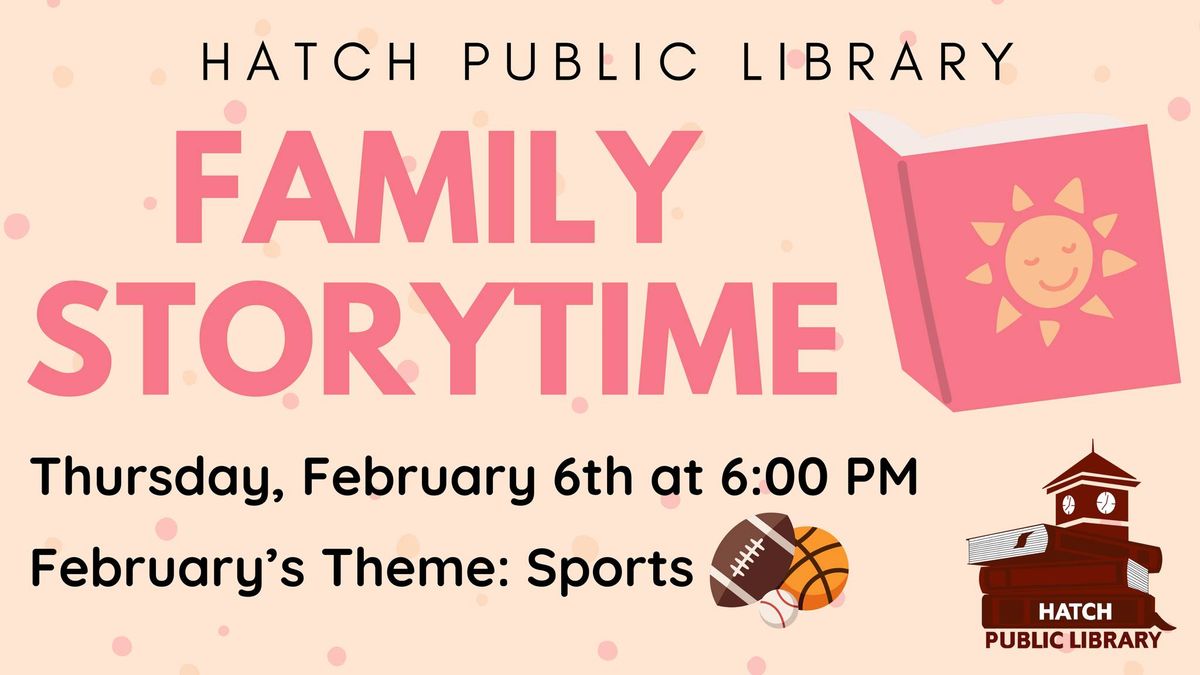 Family Storytime - Sports