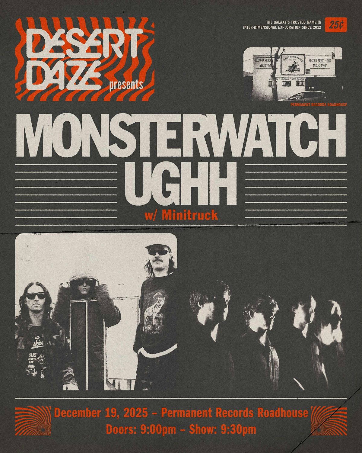 Desert Daze Presents: Monsterwatch, UGHH, Minitruck