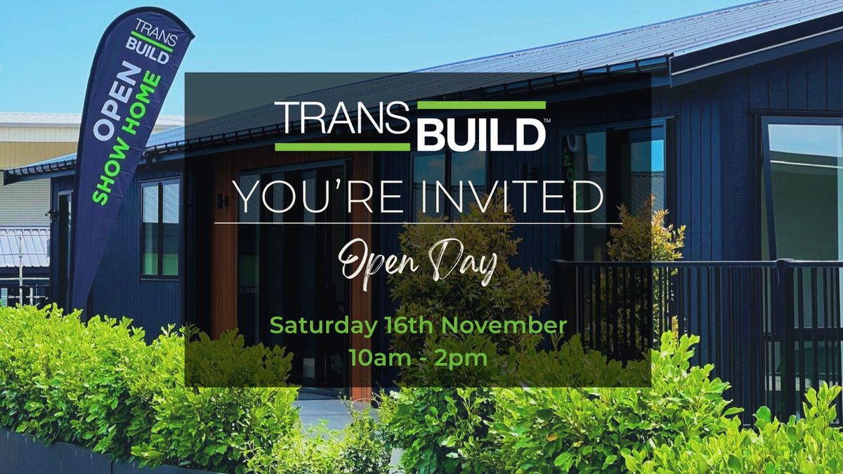 Transbuild: Open Day - Architecturally Designed Transportable Homes