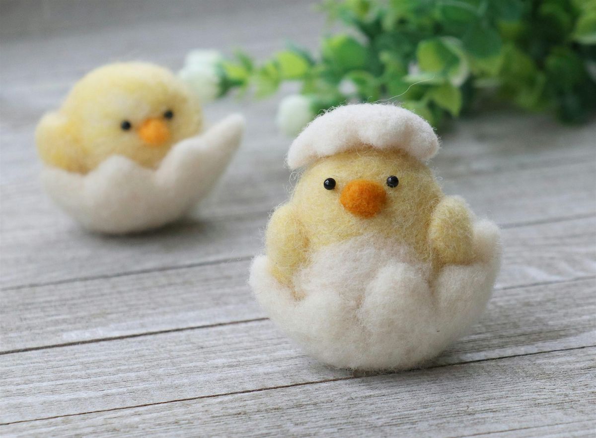 Felted Spring Chicken