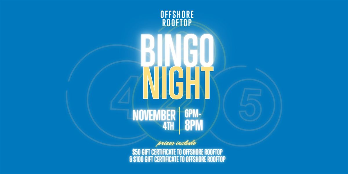 BINGO NIGHT at Offshore Rooftop