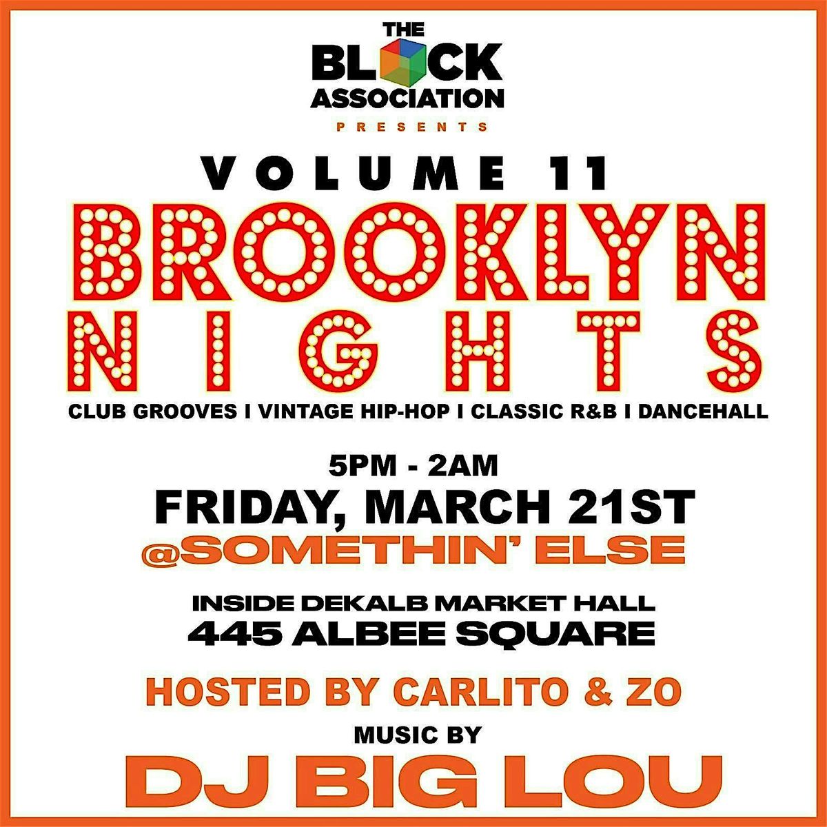 "BROOKLYN NIGHTS" BROOKLYNS PREMIER DANCE PARTY  VOL. #11