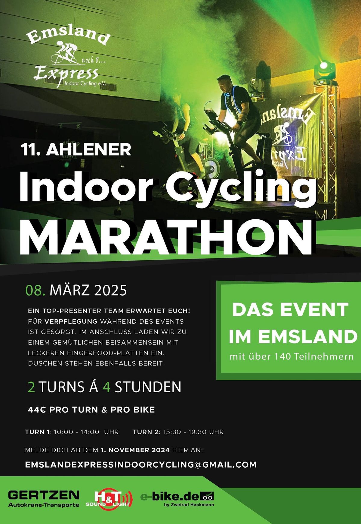 11.ter Ahlener Indoor Cycling Marathon 