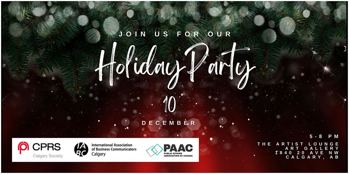 Holiday Cheer with Calgary\u2019s PR and Communications Pros