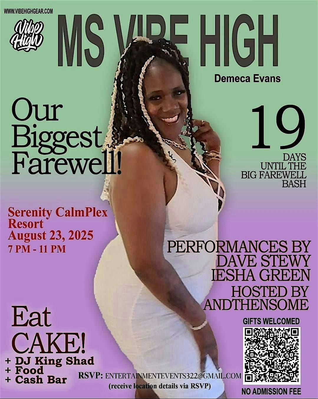 Say Good Bye to Ms. Vibe High