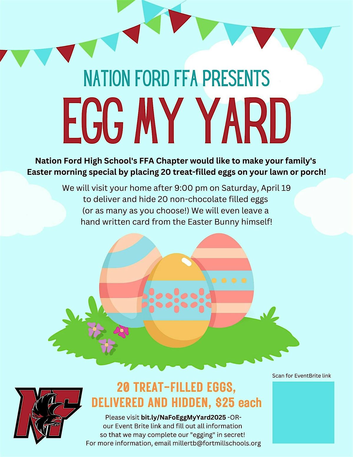 Nation Ford High's FFA Fundraiser: Egg My Yard