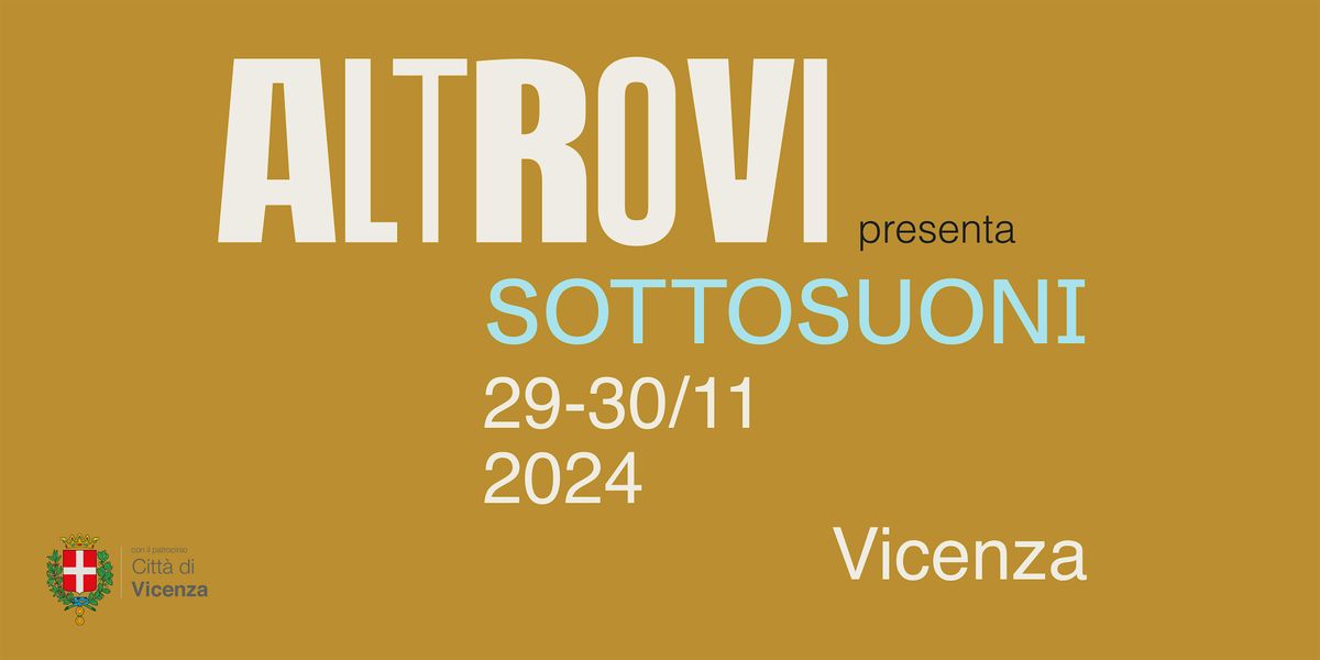 Altrovi presenta: "Sottosuoni" con Paola De Angelis