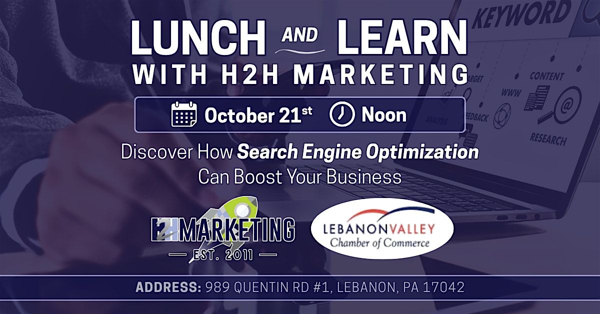 FREE Lunch & Learn - SEO For Your Business