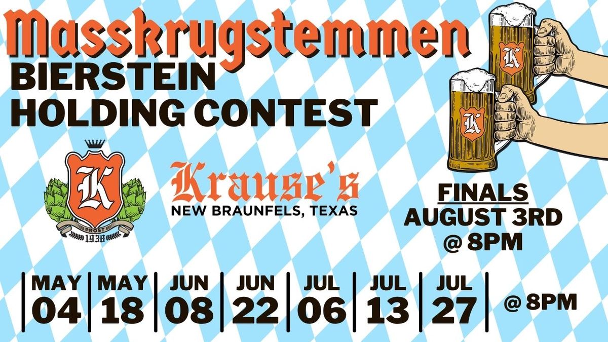 Masskrugstemmen - Bier Stein Holding Contest 