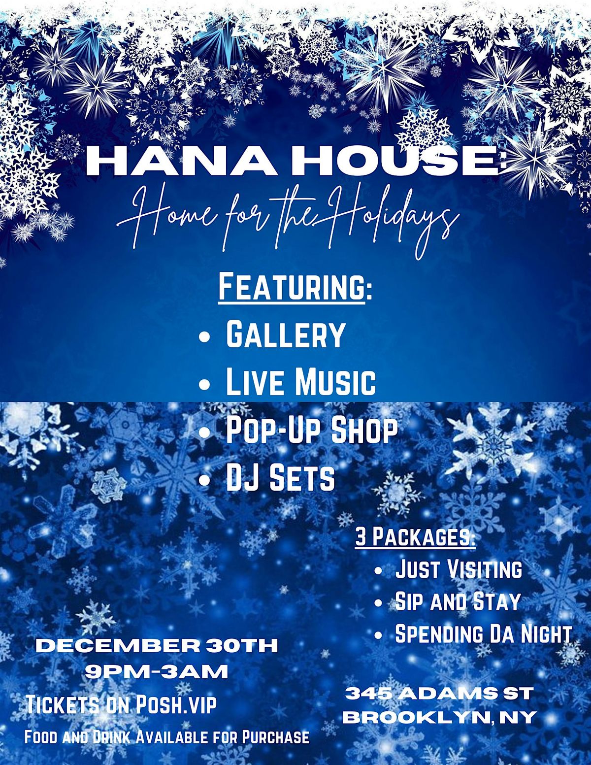 Hana House: Home for the Holidays- VENDING