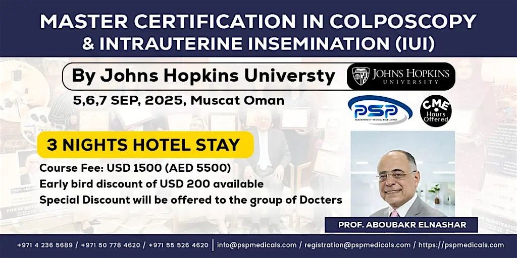 Master Certification in Colposcopy and IUI