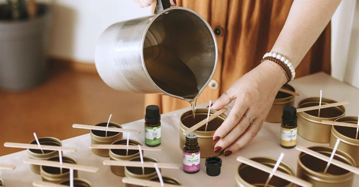 Sip N' Scent: Candle-Making Workshop & NA Cocktails