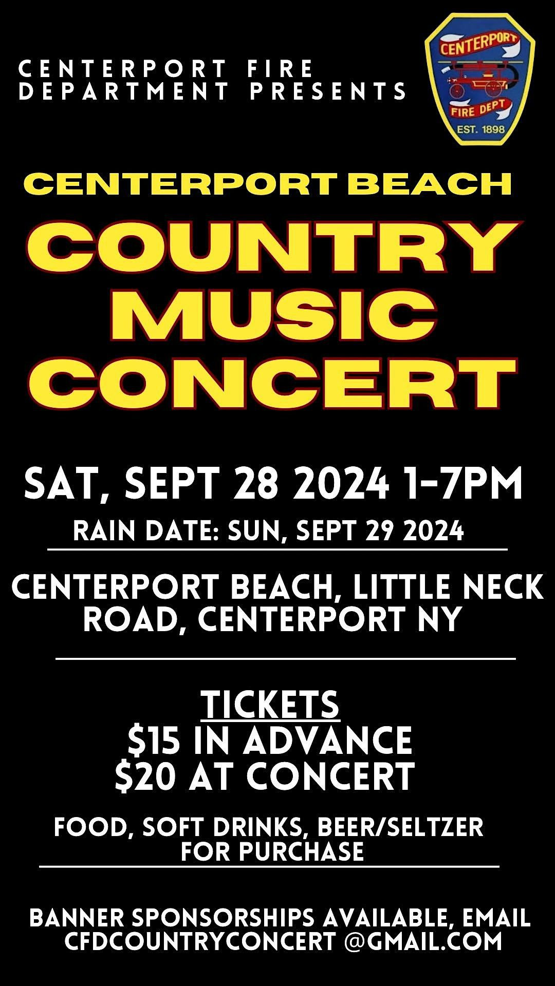 CFD Country Rock Concert 2025