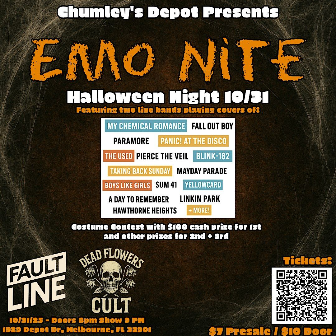 Emo Nite on Halloween at Chumley's Depot