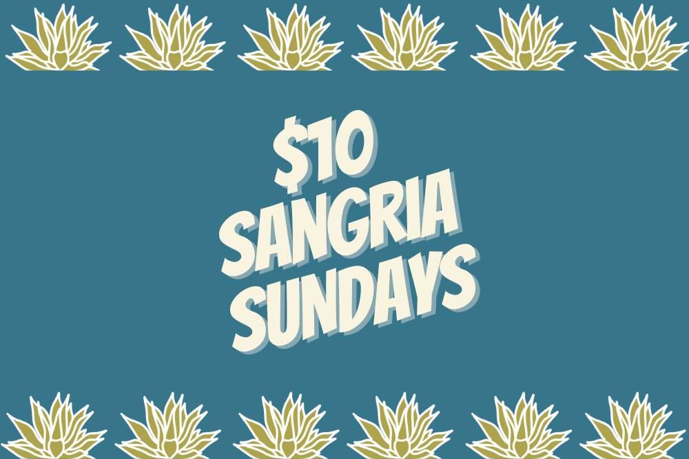 $10 Sangria Sunday at Bar Rio