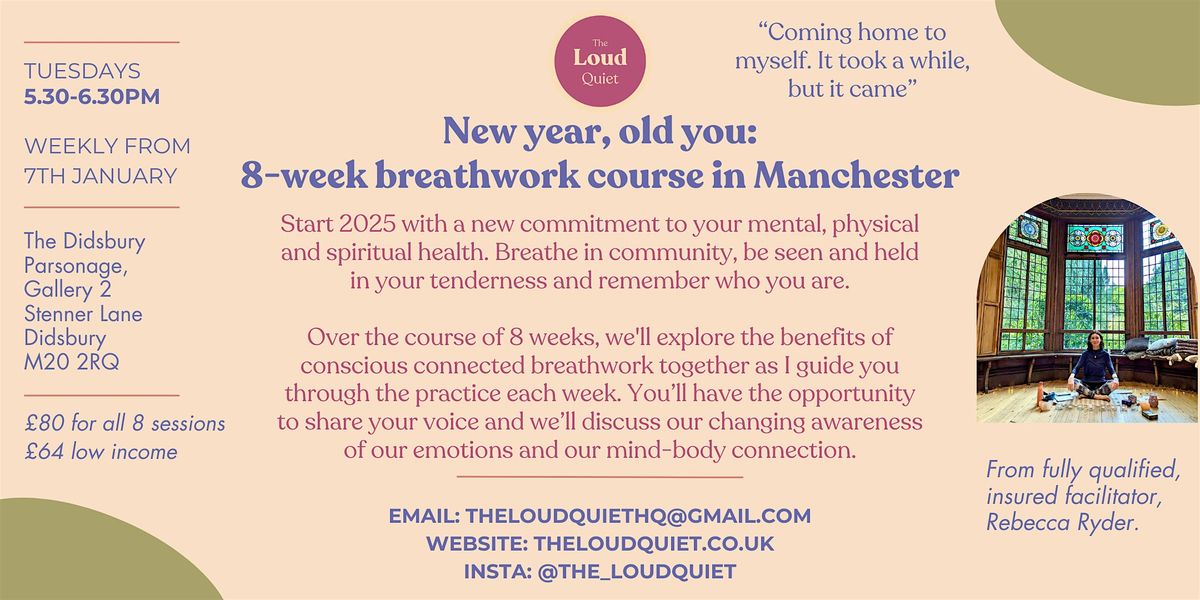 New year, old you: 8-week in-person breathwork course in Manchester