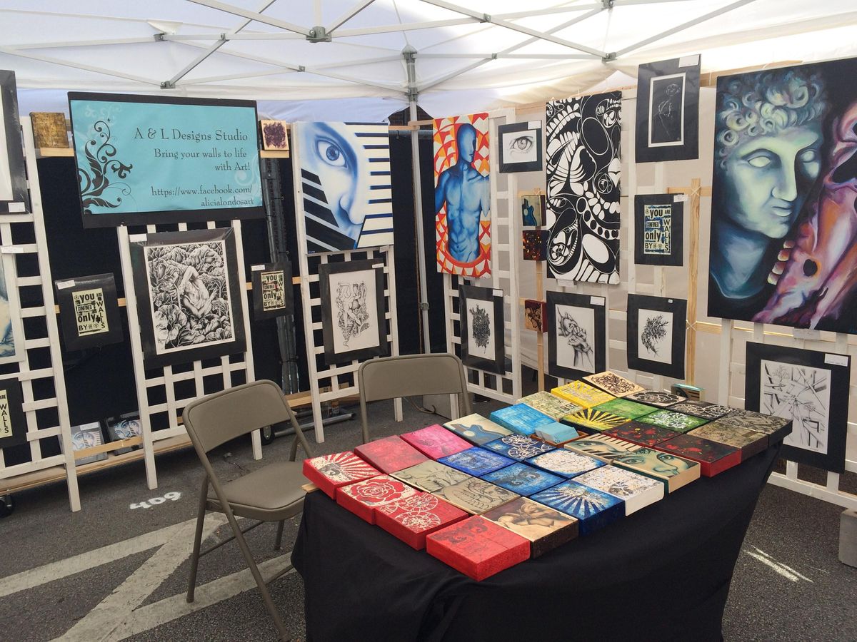 AliciaLondosArt - Artist Booth at North Halsted Market Days 2021