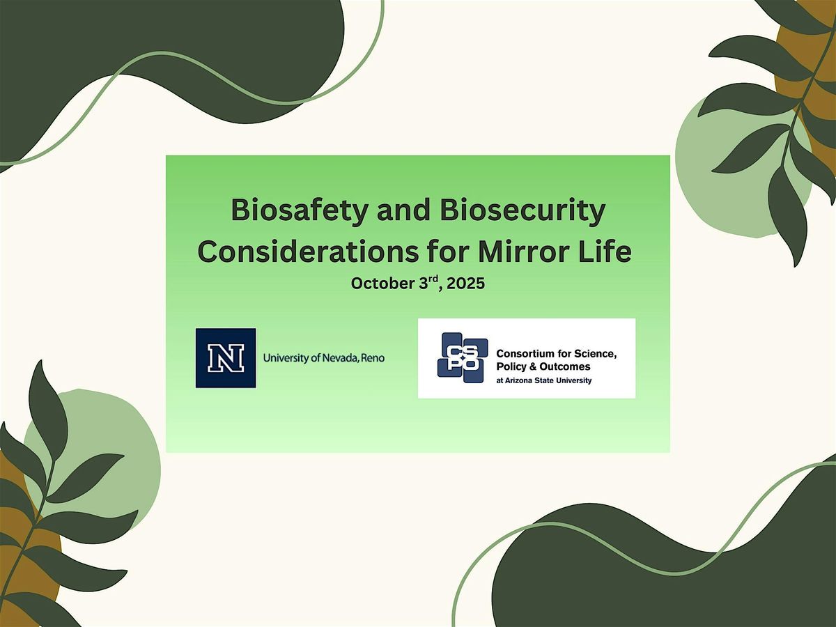 Biosafety and Biosecurity Considerations for Mirror Life