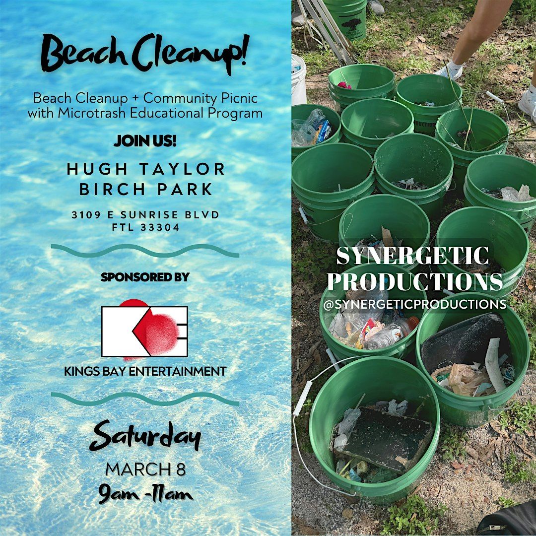 Beach Cleanup + Educational Program On Micro Trash & Community Picnic