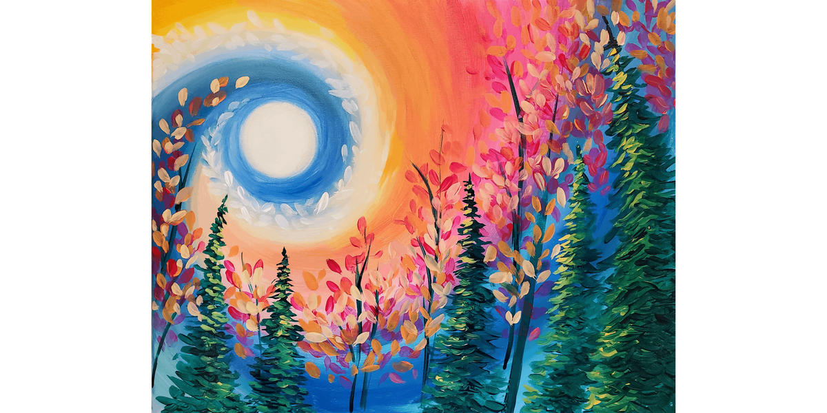 Swirling Forest - Paint and Sip in Houston | Classpop!\u2122