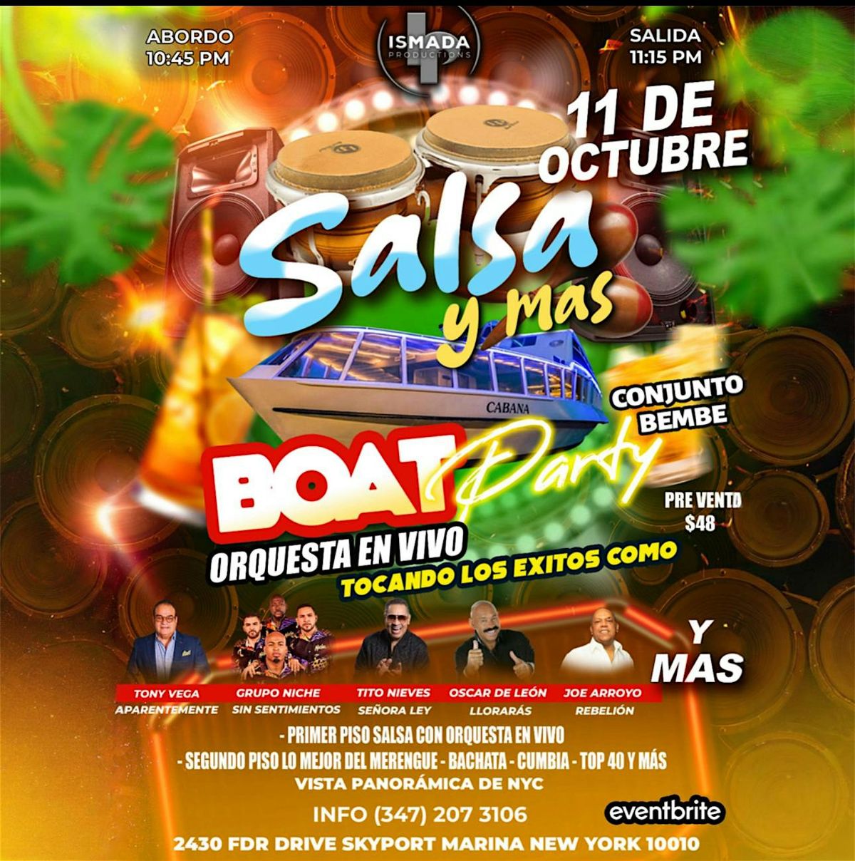 Salsa Boat Party y mas