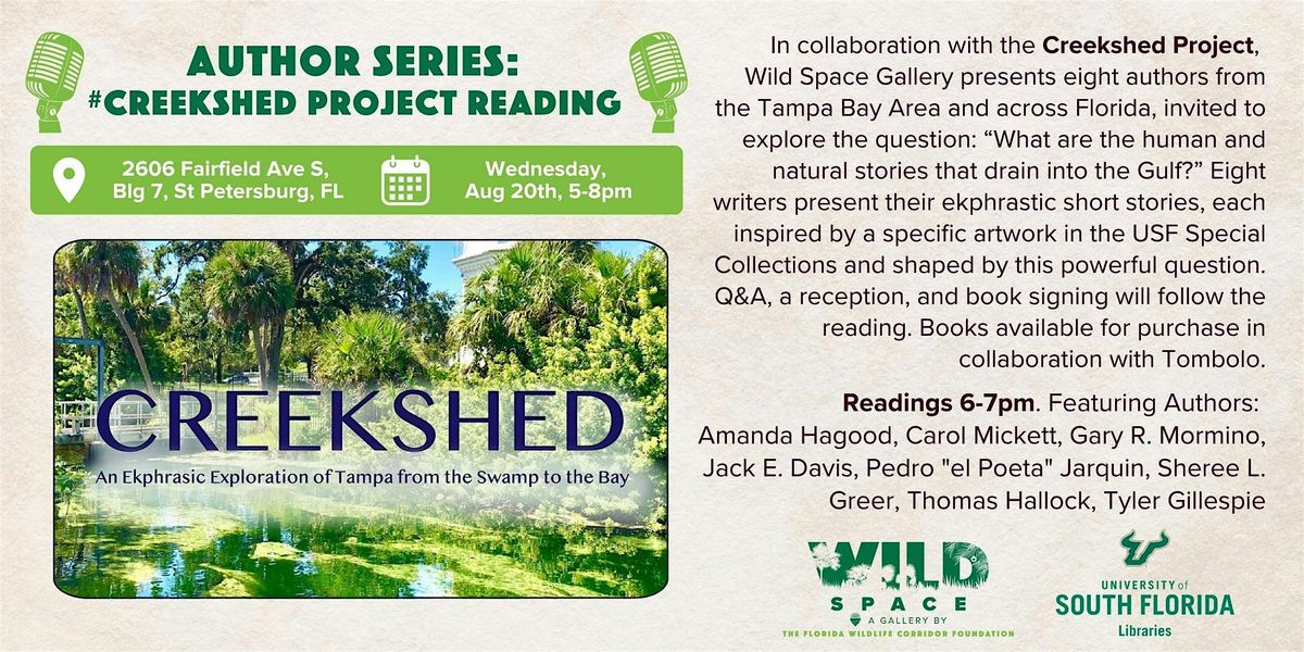 #Creekshed Project Author Series