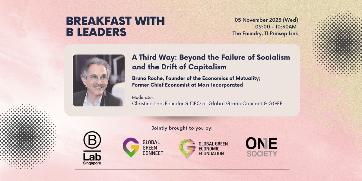 Breakfast with B Leaders featuring guest speaker Bruno Roche