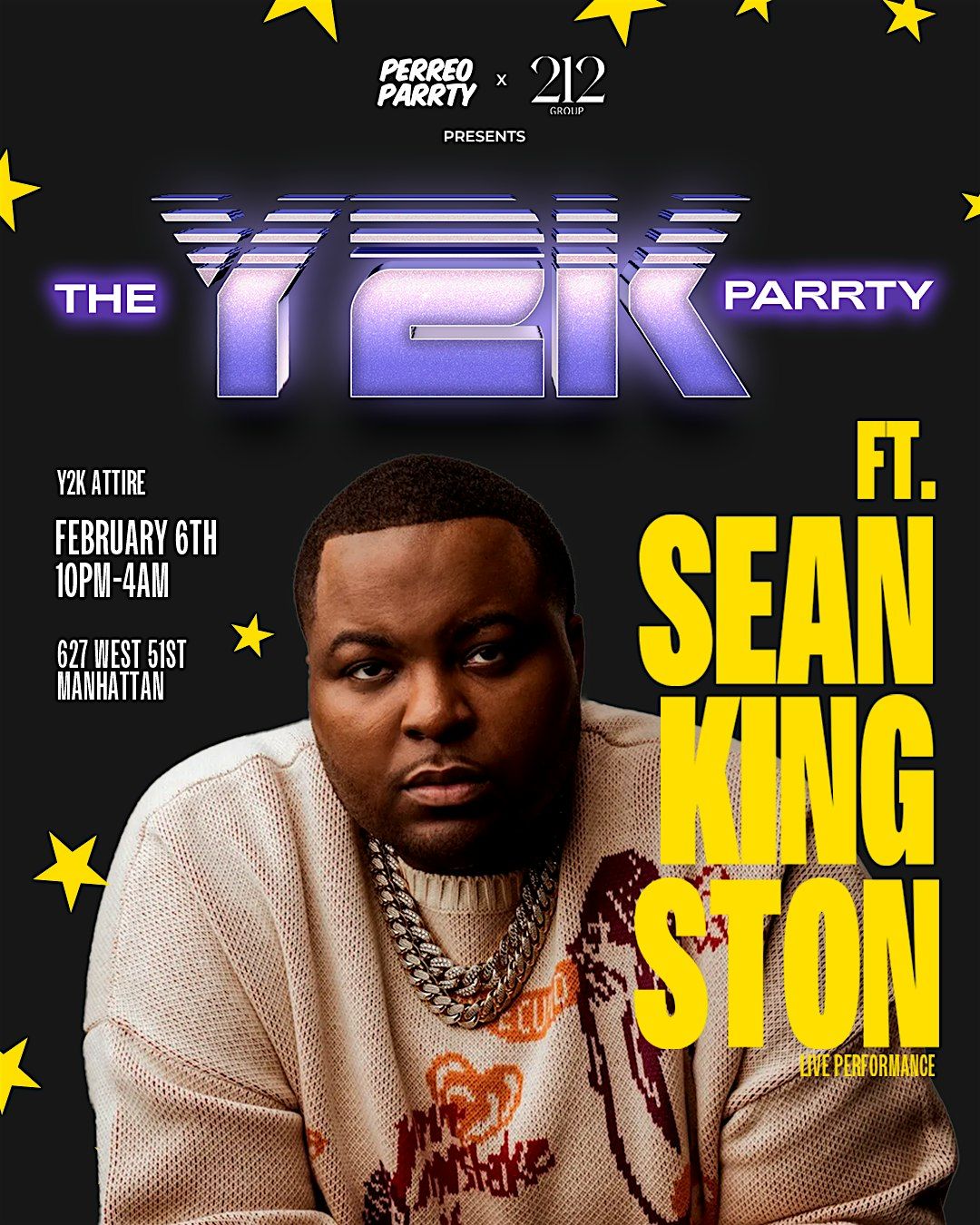 Sean Kingston in NYC -  performing at Club 51 | 18+