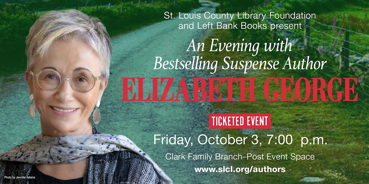 Author Event - Elizabeth George, "A Slowly Dying Cause: A Lynley Novel"