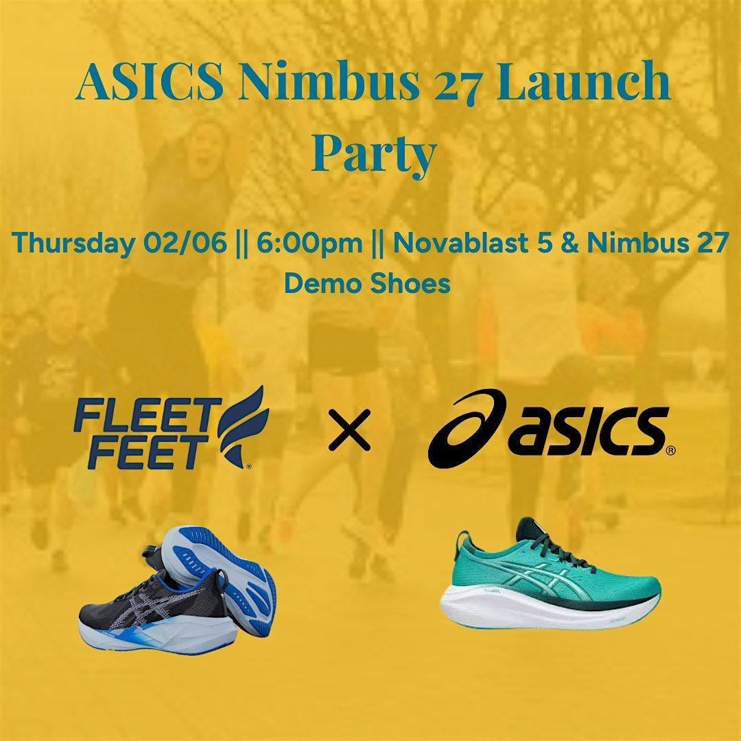 ASICS Nimbus 27 Launch Party Run Club