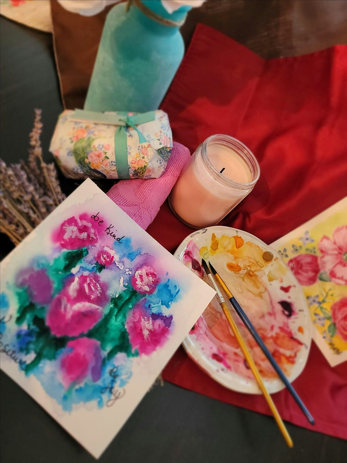 More Than A Painting Class: A Calm & Creative Session