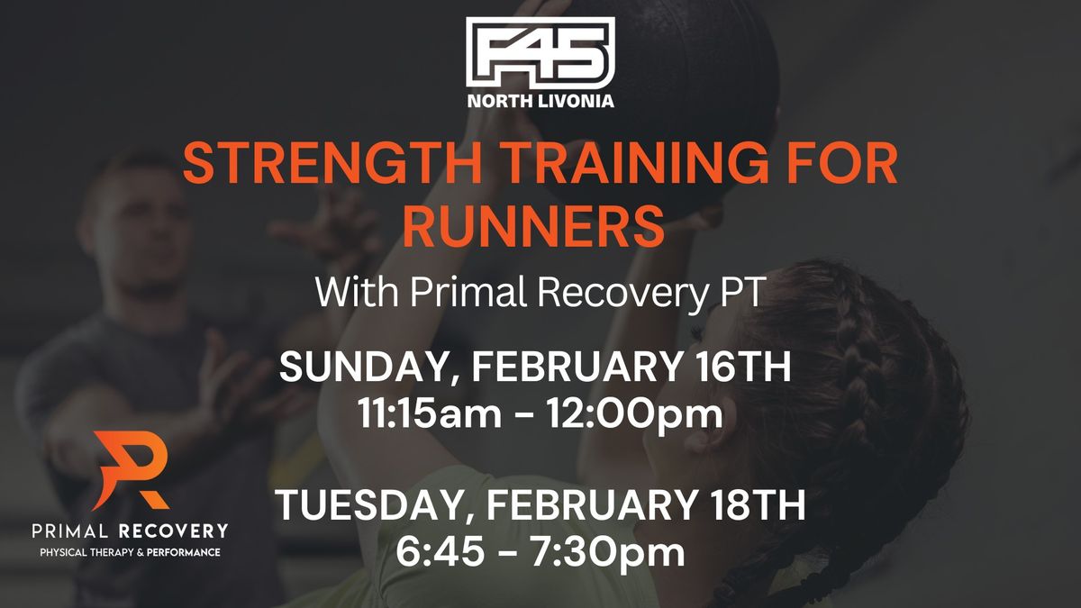 FREE Workshop -  Strength Training for Runners