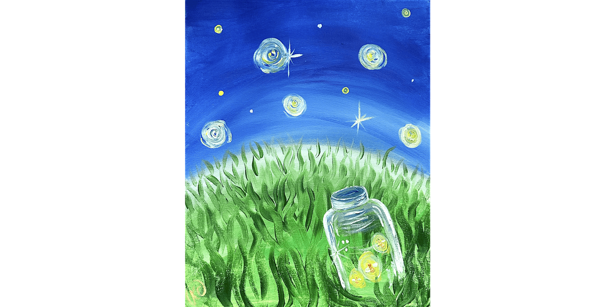 Midnight Flying Fireflies - Paint and Sip in Indianapolis | Classpop!\u2122