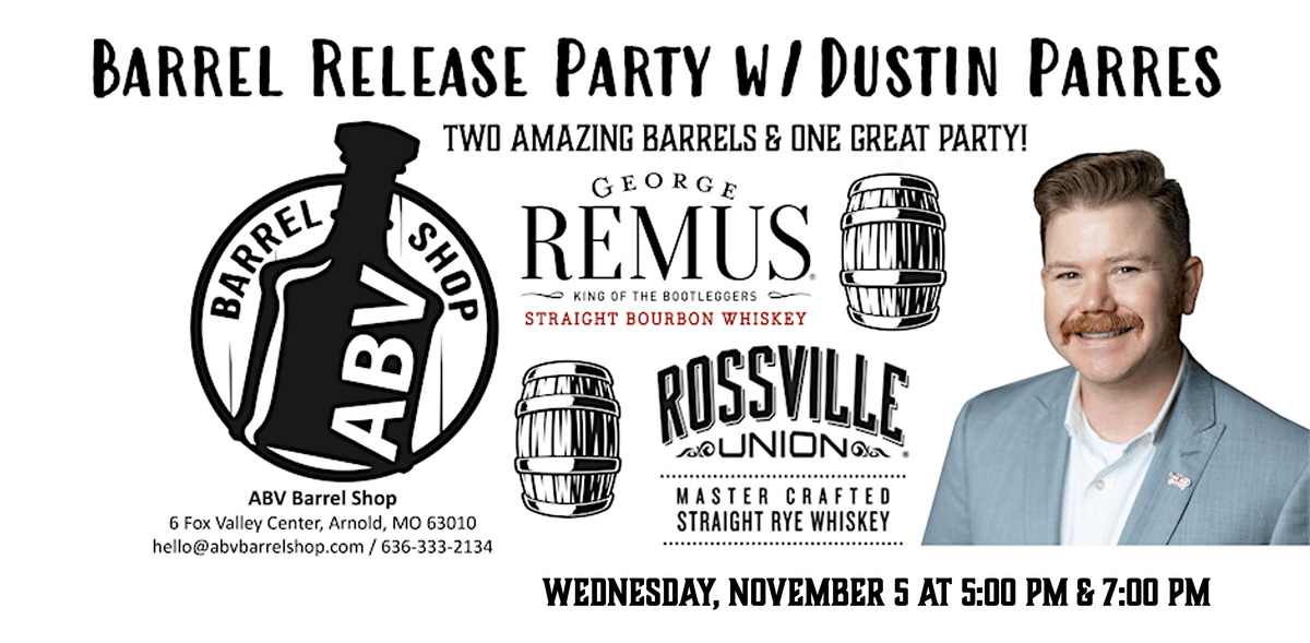 ABV Barrel Shop Barrel Release Party Hosted by Dustin Parres of Luxco