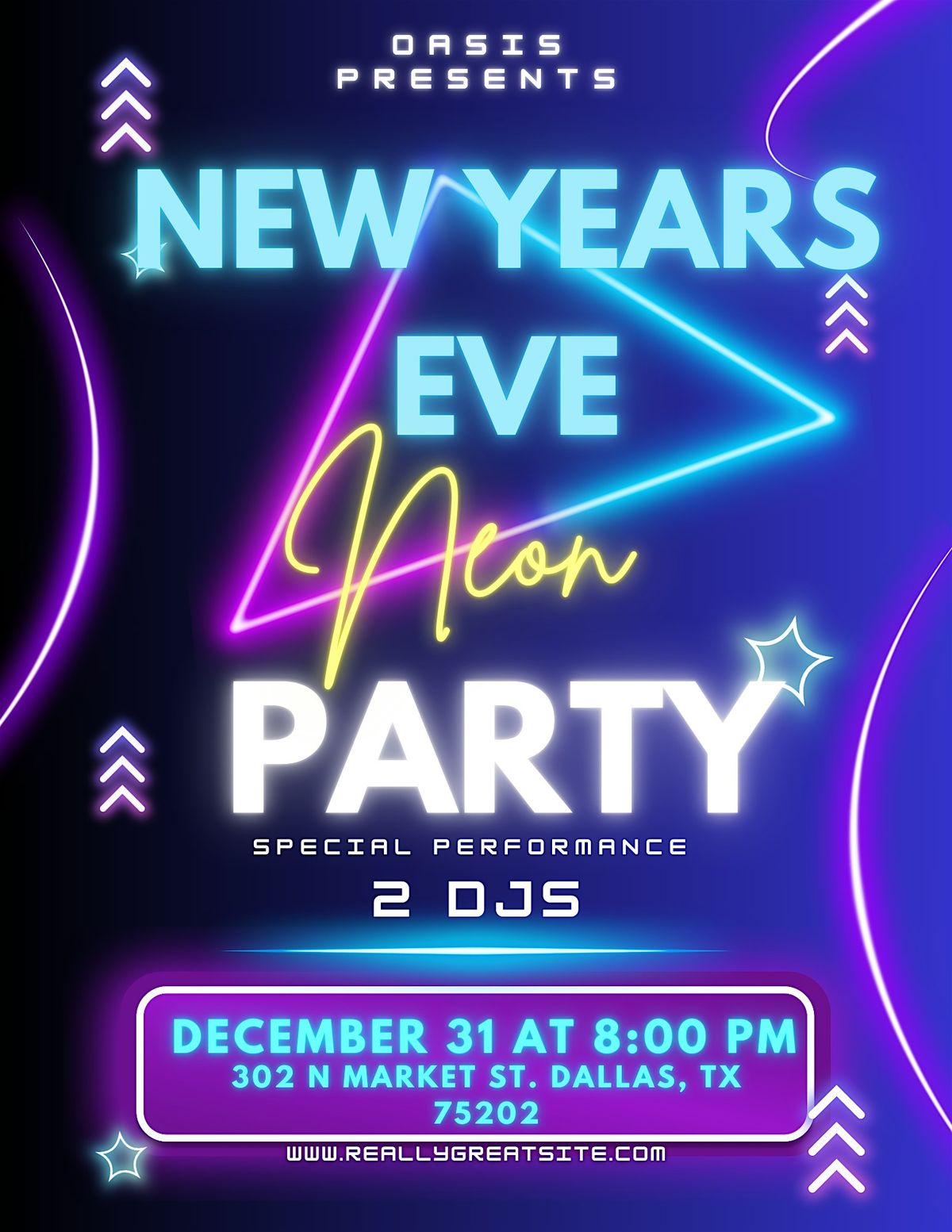 Neon Nights New Years Eve Party  DOWNTOWN DALLAS