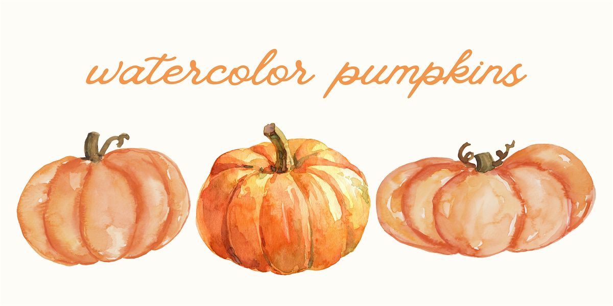 Watercolor Pumpkins