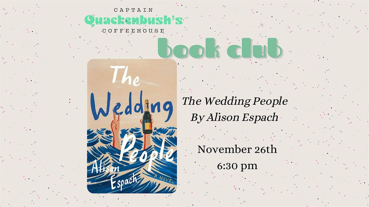 Book Club - The Wedding People By Alison Espach