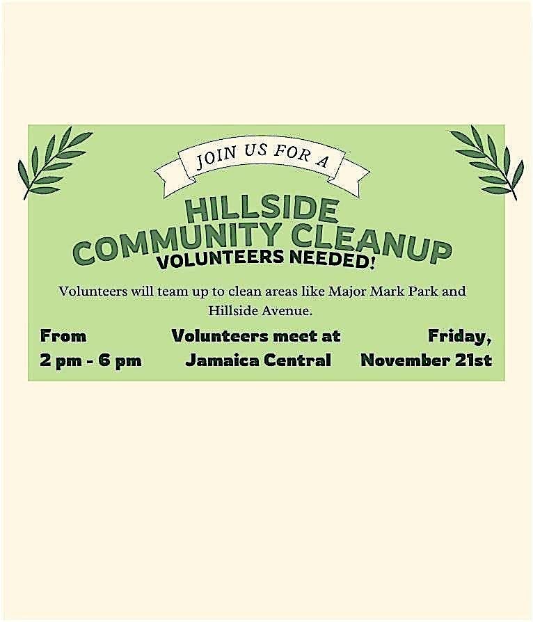 Hillside Community Cleanup