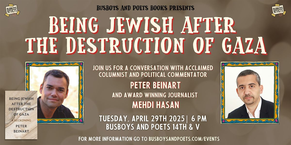 BEING JEWISH AFTER THE DESTRUCTION OF GAZA | Busboys and Poets Books