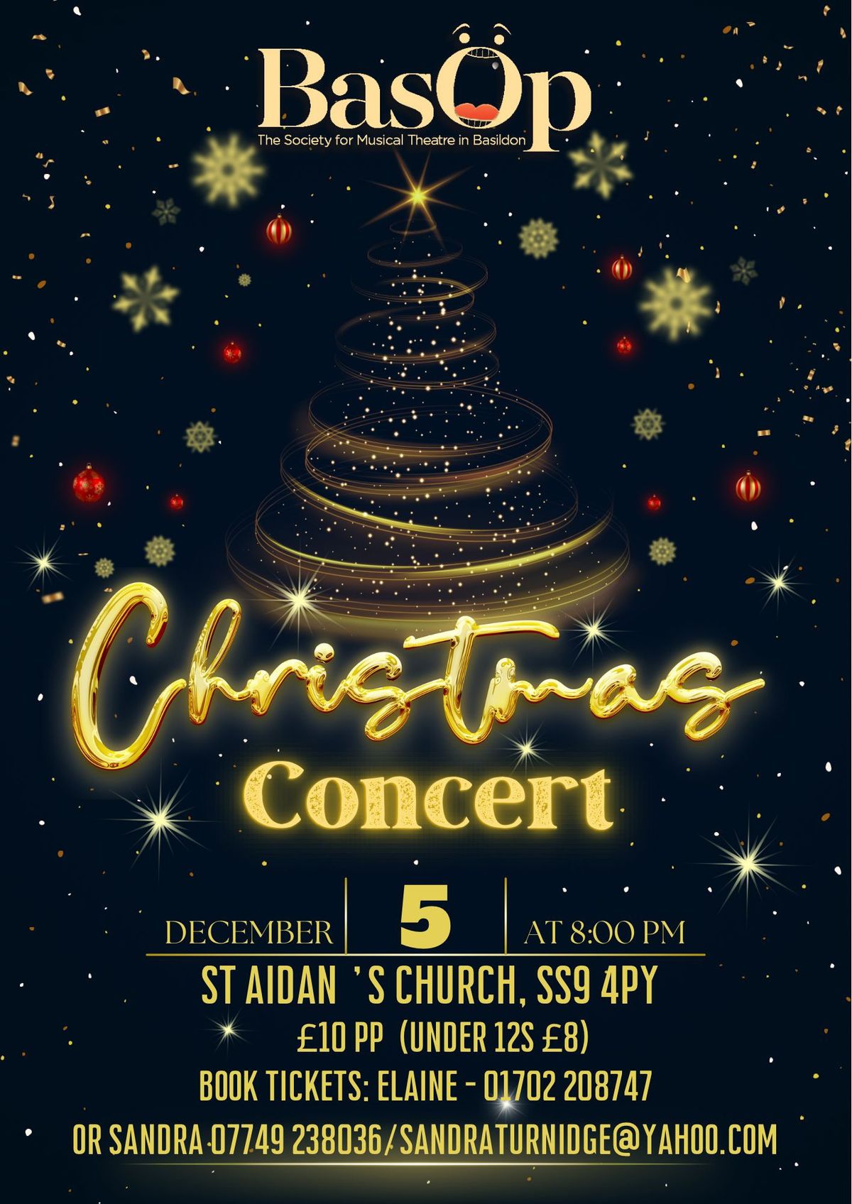 BasOp Christmas Concert- St Aidans Church 