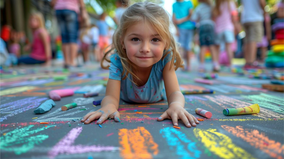 Chalk Art Afternoon @ Market of Choice in Reed's Crossing, Hillsboro - Free