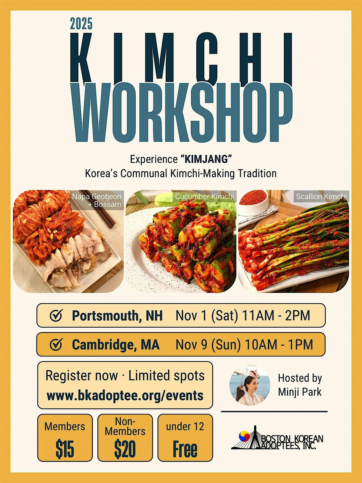 2025 Kimchi & Culture Workshop: Portsmouth, NH