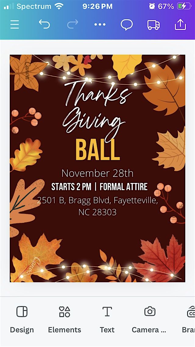 Thanksgiving Ball