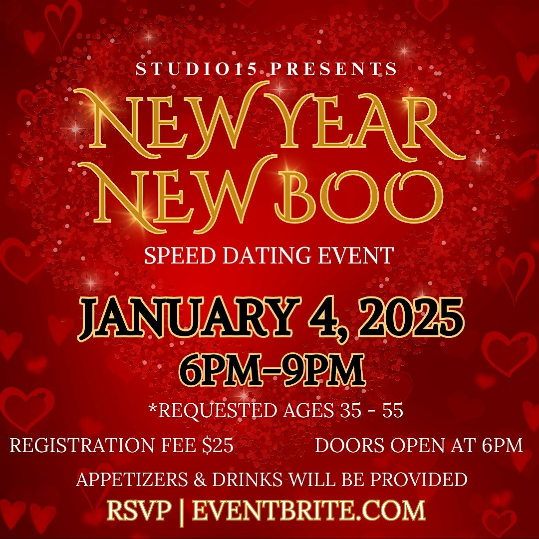 NEW YEAR, NEW BOO Speed Dating Event