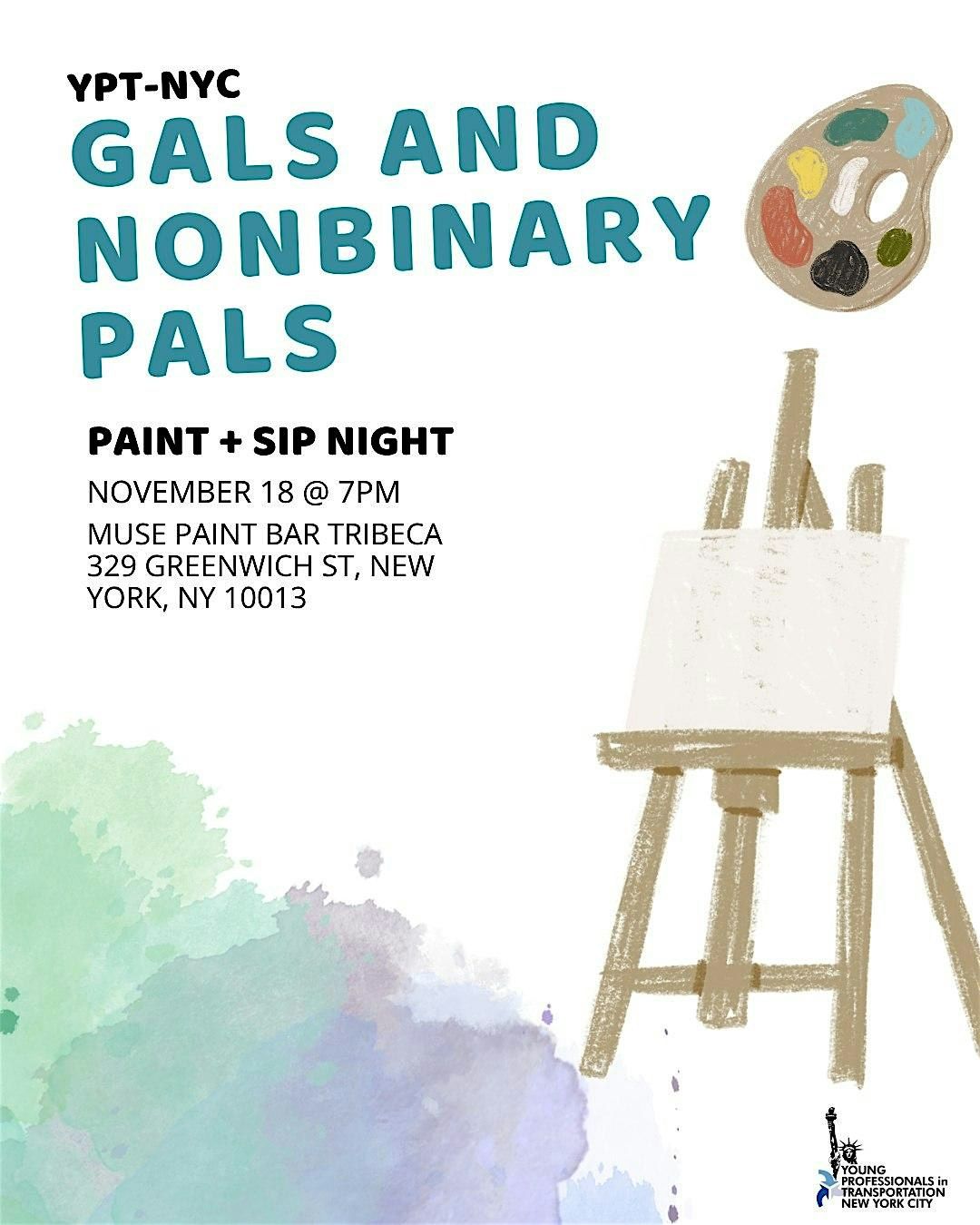 YPT-NYC Gals and Non-Binary Pals Paint & Sip